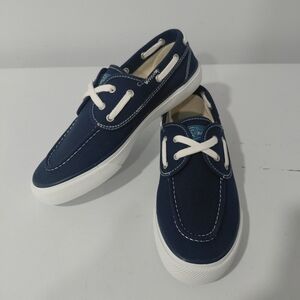 Sperry Women's Seamate Boat Shoe Navy Blue Sz 7.5 / EU 38 New With Box
